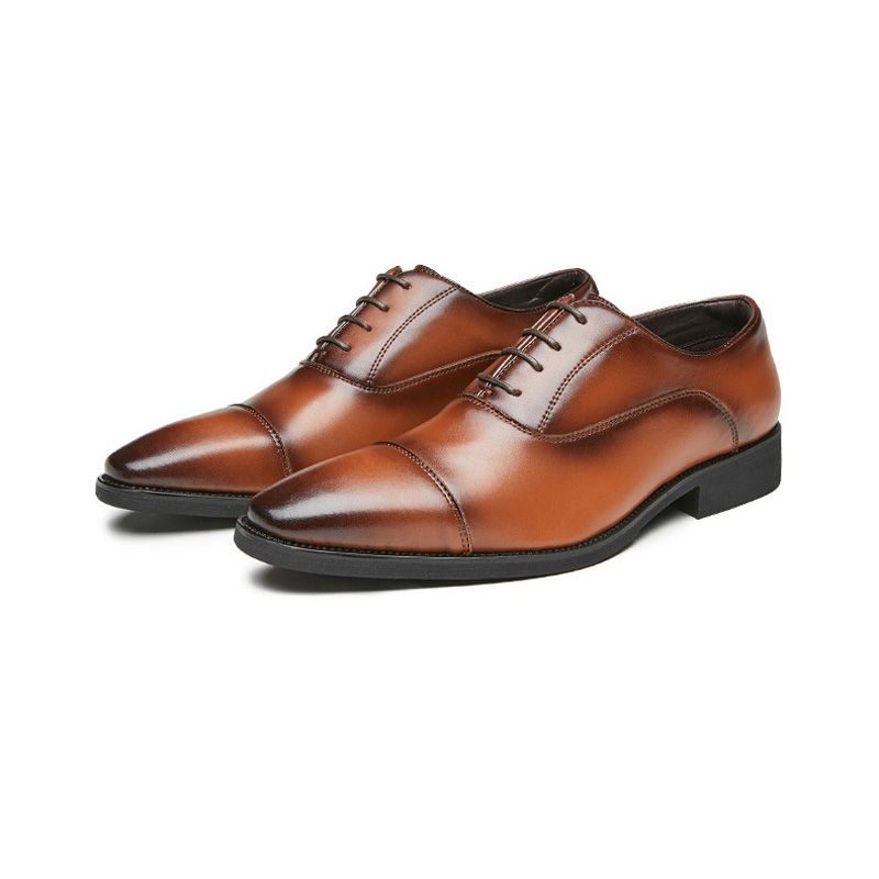 Ανδρικά Επίσημα Παπούτσια Oxford Lace Up Point Toe