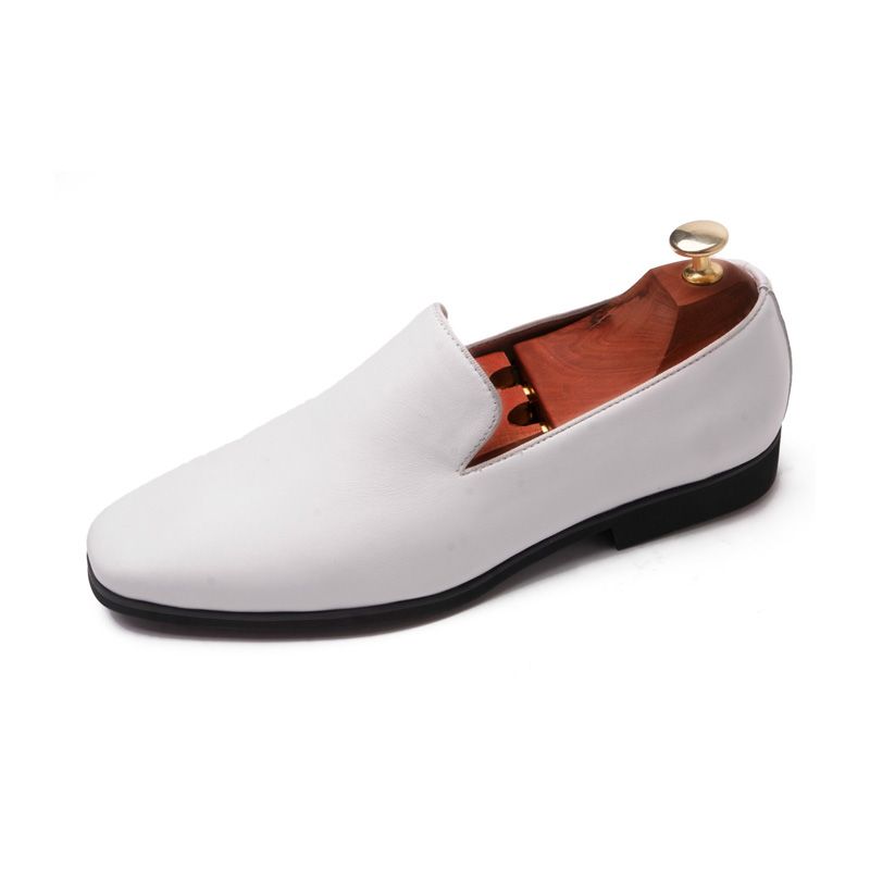 Ανδρικά Παπούτσια Φόρεμα Cow Leather Moccasin Loafer Wedding