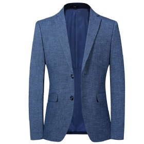 Ανδρικό Blazer Sport Coat Slim Casual Με Δύο Κουμπιά